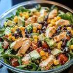Zesty Southwest Chicken Salad Bowl