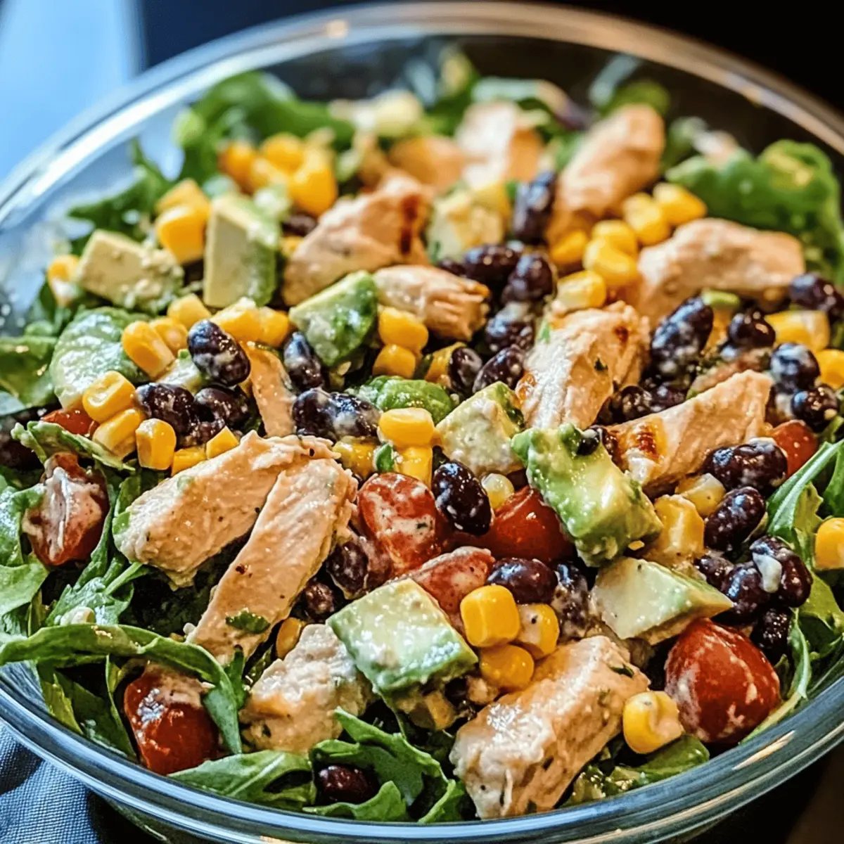 Zesty Southwest Chicken Salad Bowl