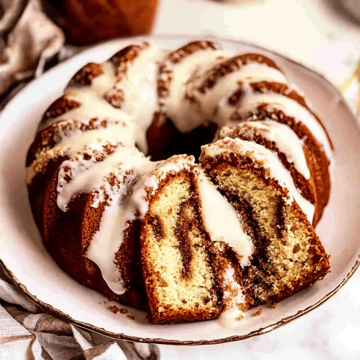 Cinnamon Swirl Bundt Cake