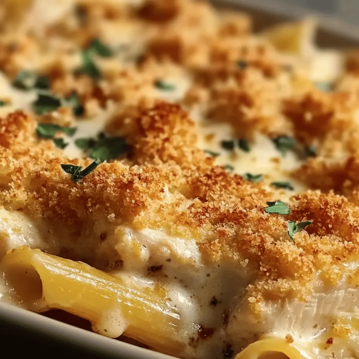 Dump-and-Bake Chicken Parmesan Casserole