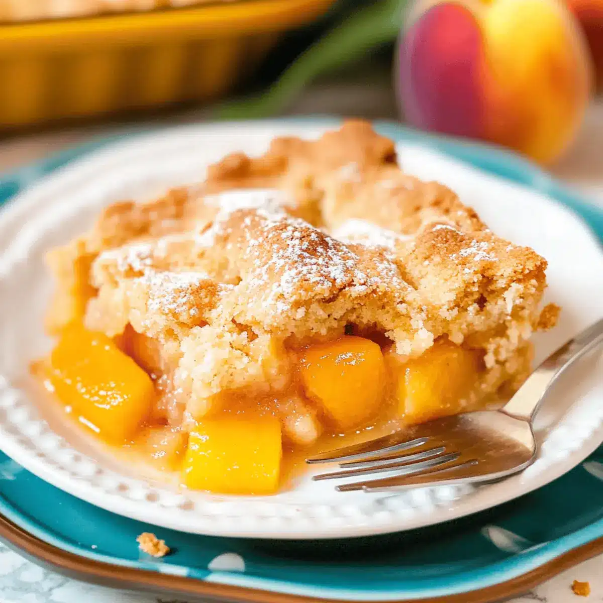Easy Southern Peach Cobbler