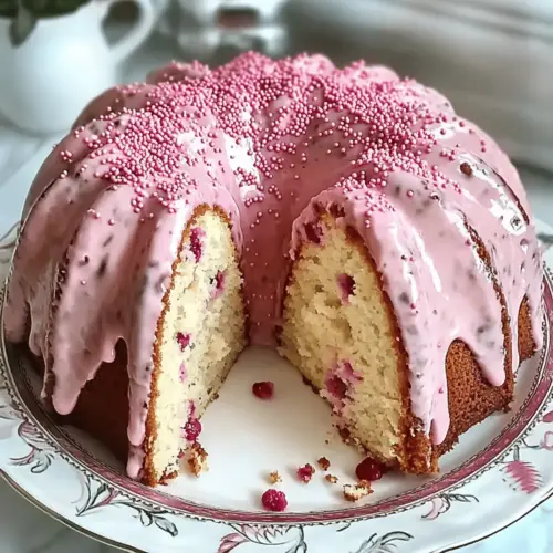 Cherry Blossom Bundt Cake