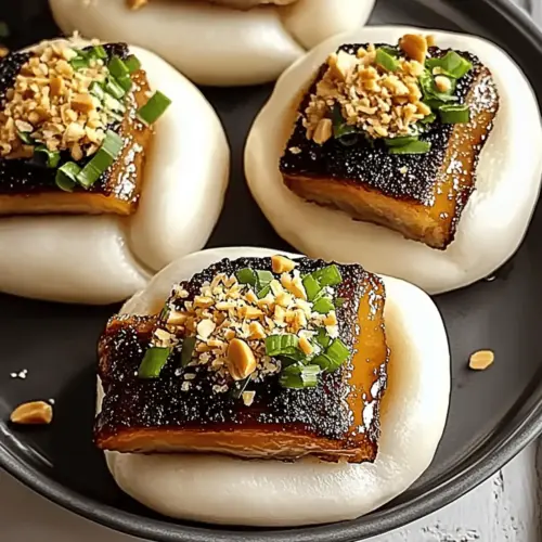 Chinese Red Cooked Pork Belly Bao Recipe