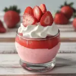Fluffy Strawberry Mousse