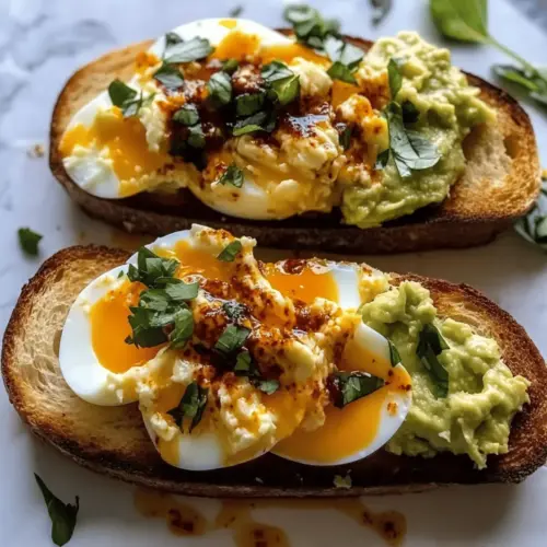 Quick Cheesy Eggs with Chili Garlic Butter