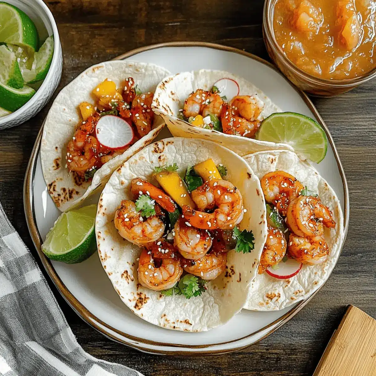 Gochujang Shrimp Tacos