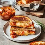 Kimchi Grilled Cheese Fusion Sandwich