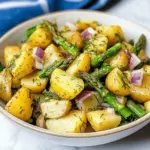 Lemon Dill Potato Salad with Asparagus