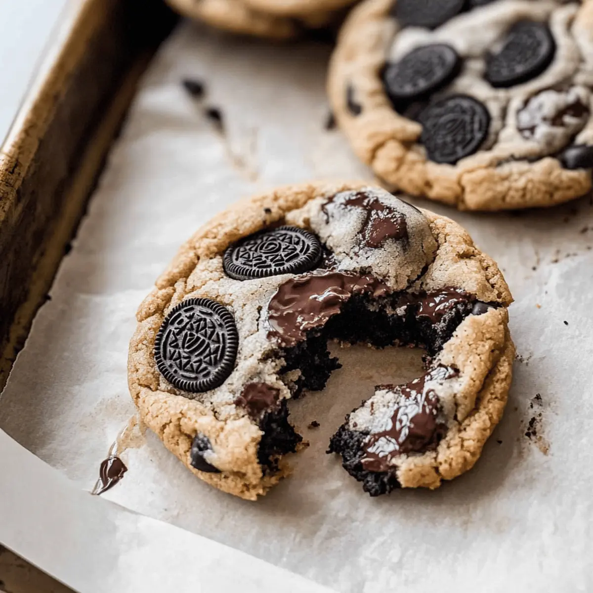 Chewy Oreo Chocolate Chip Cookies