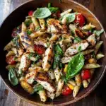 Grilled Chicken Pasta Salad with Balsamic Vinaigrette
