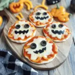 Mini Halloween Pizzas