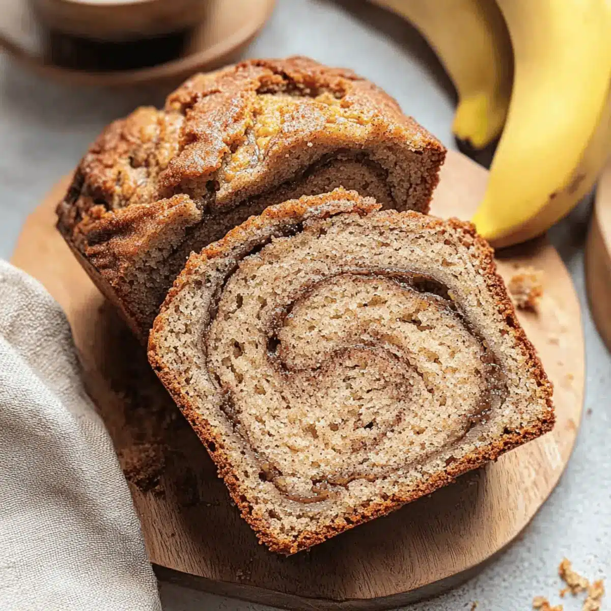 Cinnamon Swirl Banana Bread