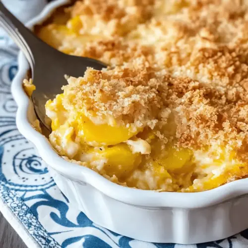 Cheesy Yellow Squash Casserole