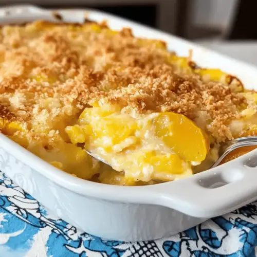 Cheesy Yellow Squash Casserole
