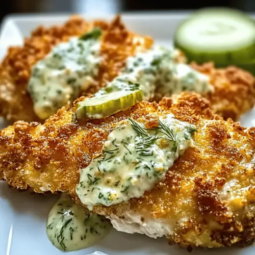 Crispy Dill Pickle Parmesan Chicken