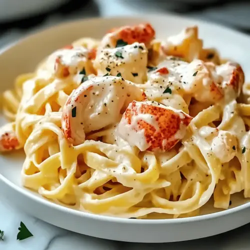 Decadent Creamy Lobster Pasta