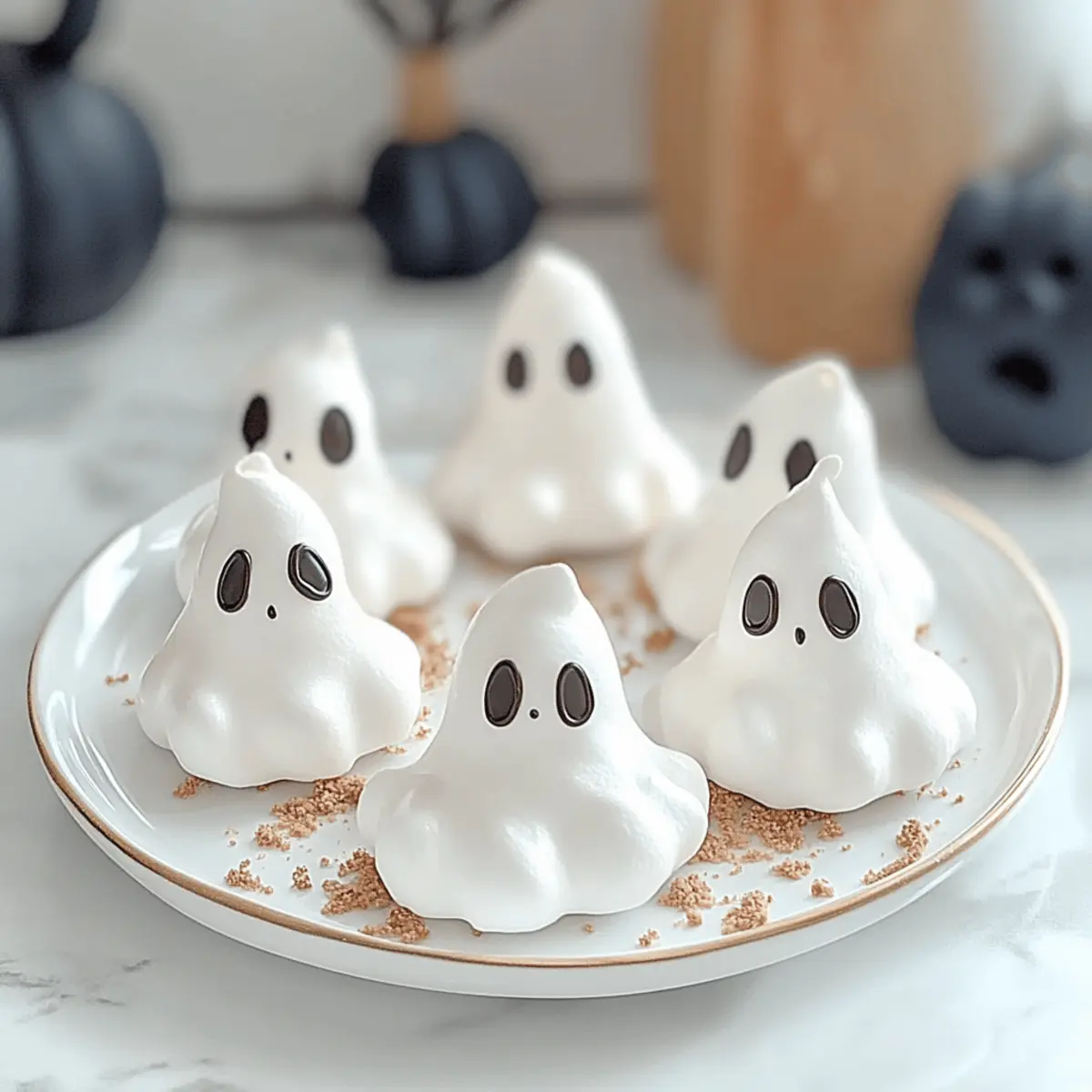 Ghost Meringues
