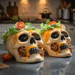 Monster Taco Skulls Appetizer