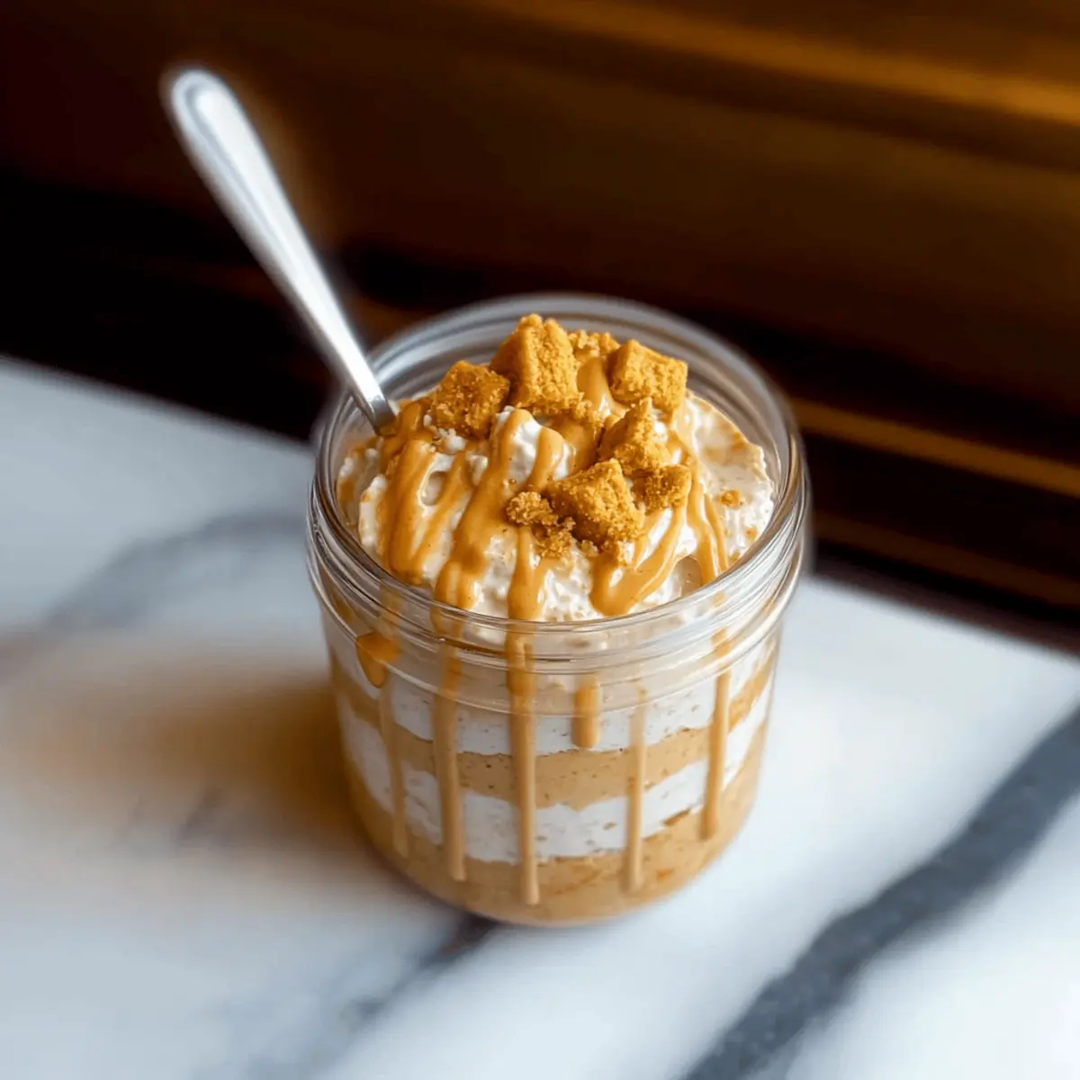 Pumpkin Cheesecake Overnight Oats