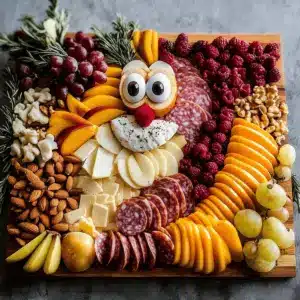 Thanksgiving Turkey Charcuterie Board