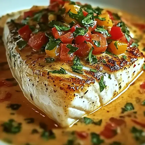 Red Snapper With Creamy Creole Sauce