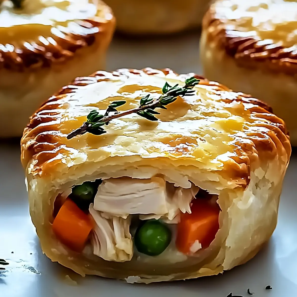 Easy Mini Chicken Pot Pies