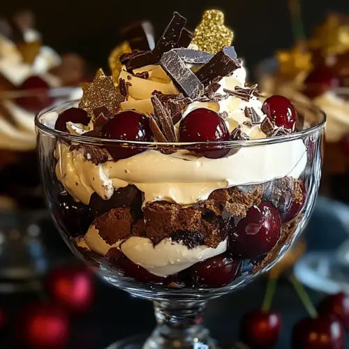 Christmas Black Forest Trifle