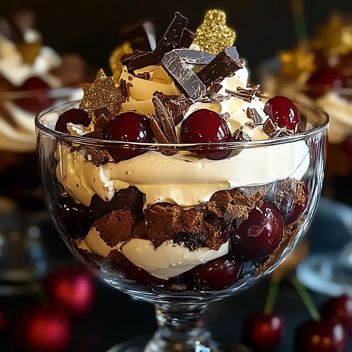Christmas Black Forest Trifle