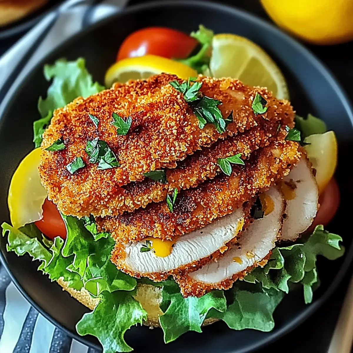 Lemon Pepper Chicken Sandwich