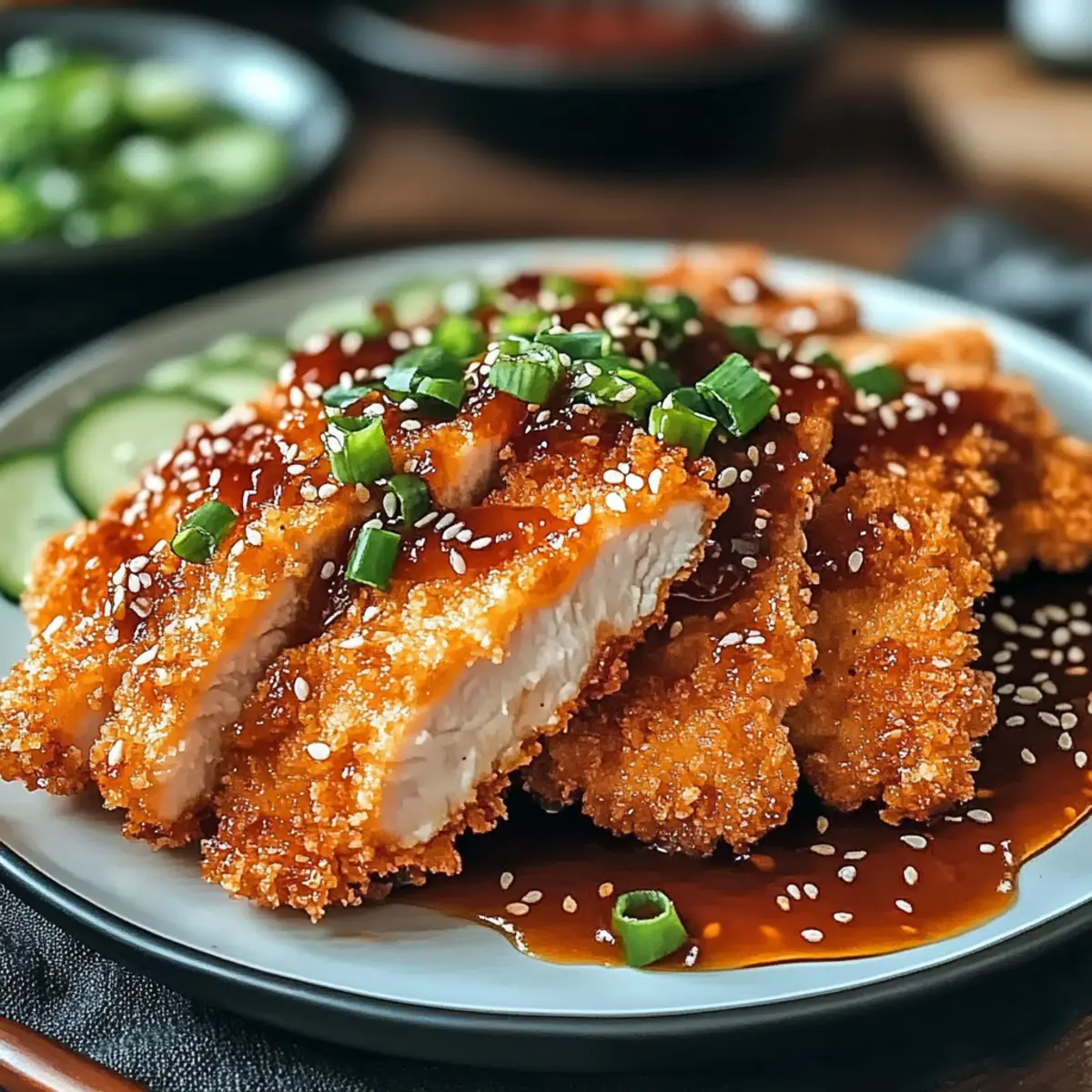 Spicy Korean Chicken Katsu