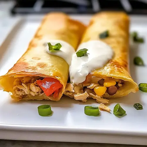 Easy Baked Chicken Chimichanga