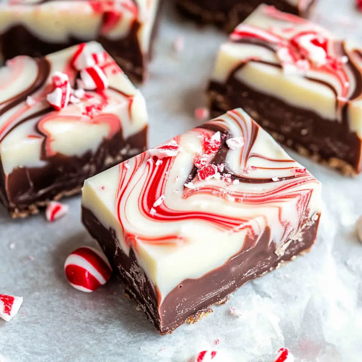 Peppermint Swirl Fudge Recipe