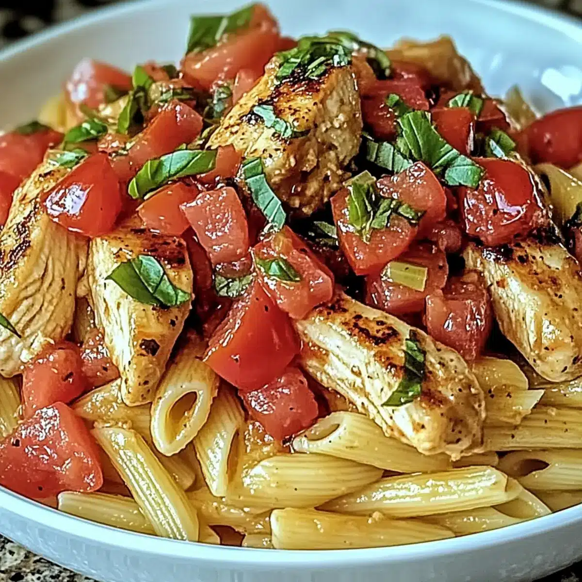 Bruschetta Chicken Pasta
