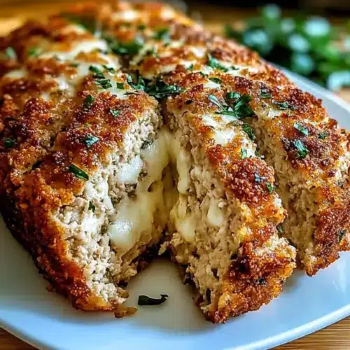 Tasty Parmesan Chicken Meatloaf
