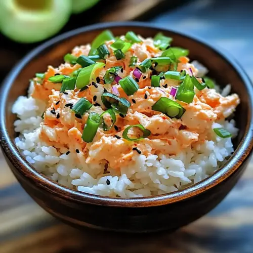 Easy Spicy Crab Sushi Bowls