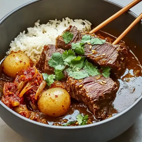 The Best Korean Style Pot Roast