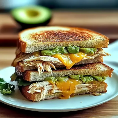 Chicken Avocado Melt Sandwich