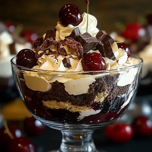 Christmas Black Forest Trifle