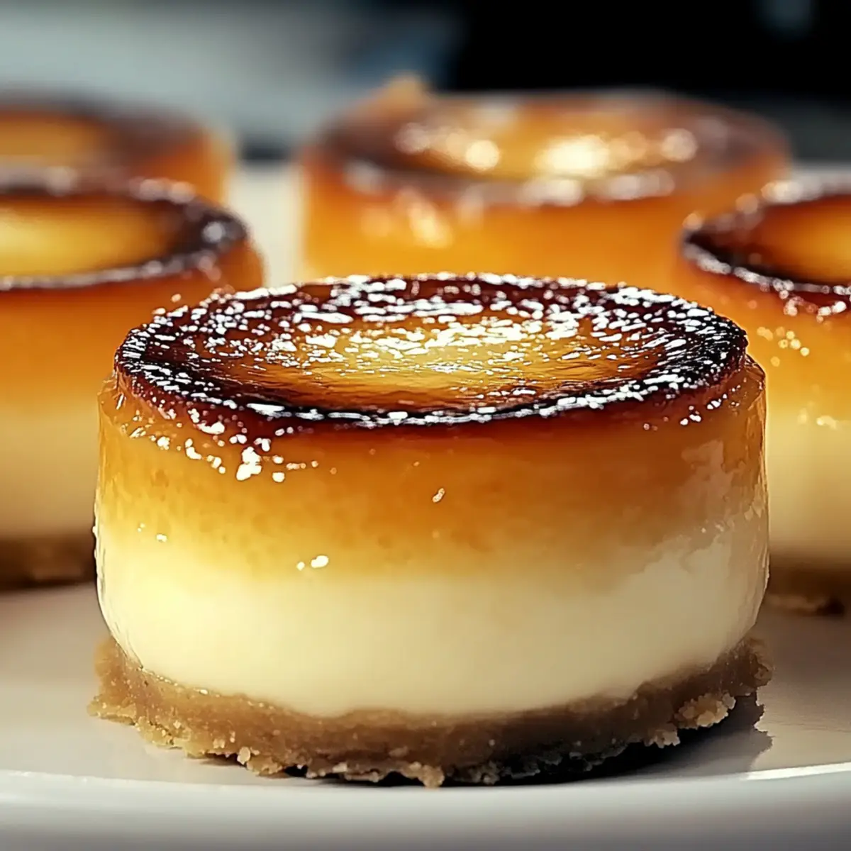 Tasty Mini Crème Brûlée Cheesecakes