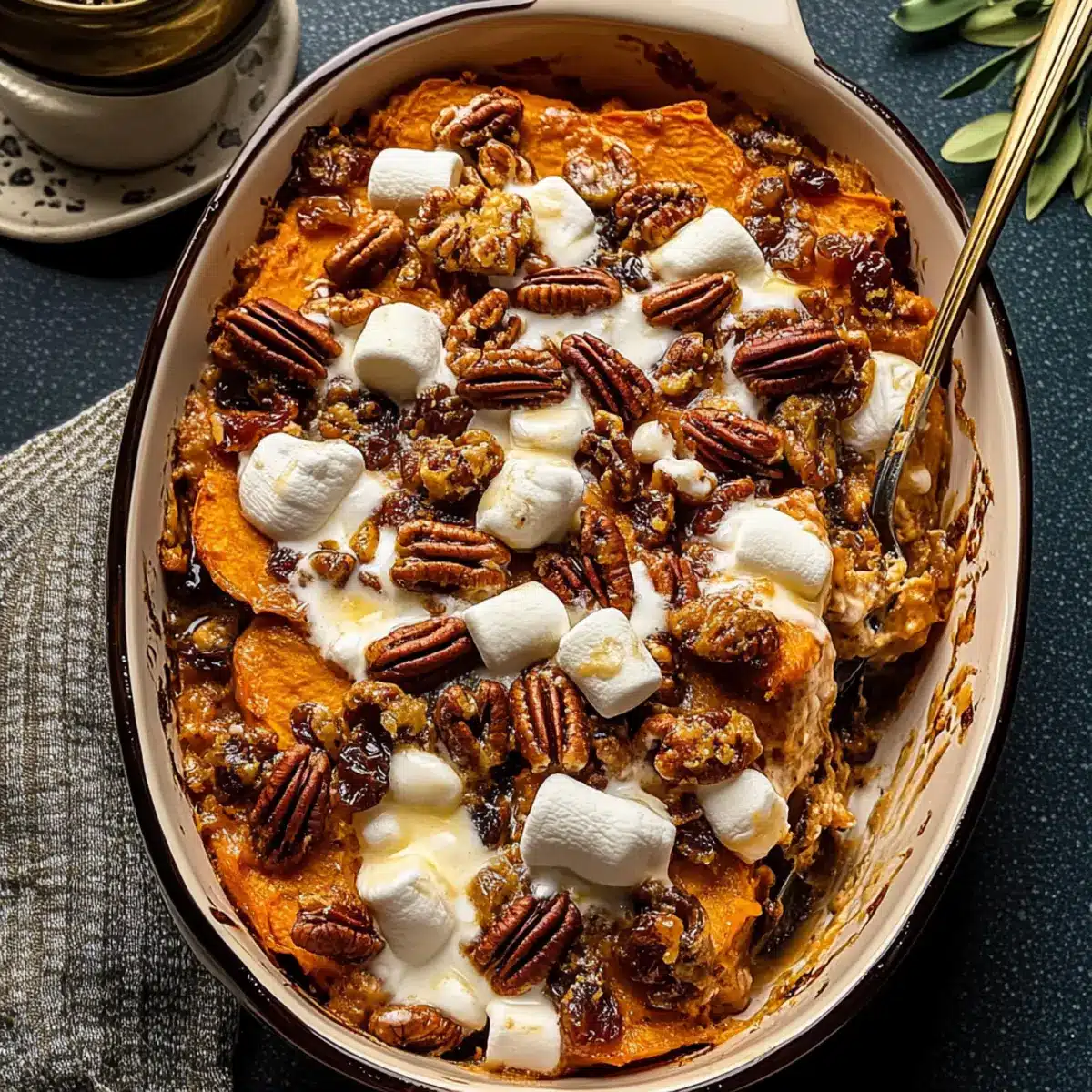 Southern Maple Sweet Potato Casserole