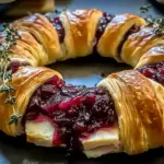 Holiday Turkey Cranberry Crescent Ring