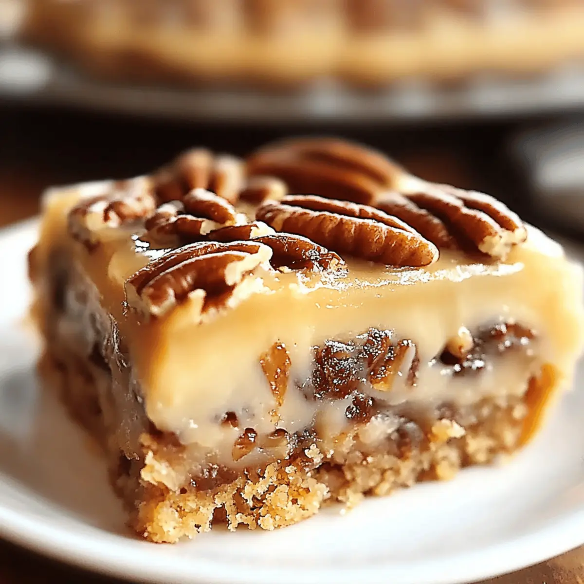 Cozy Gooey Butter Pecan Cake Dessert