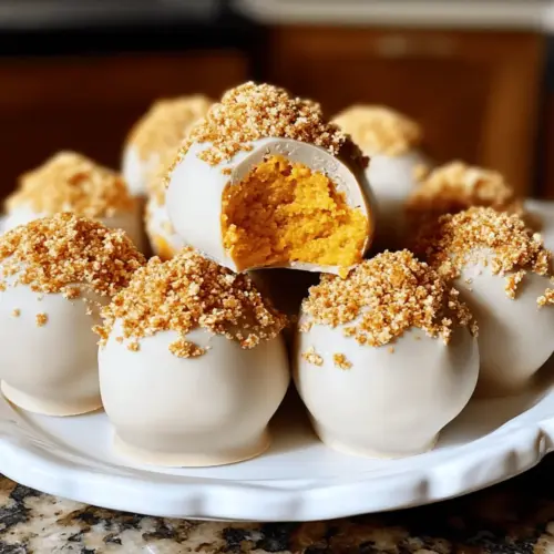 Easy No Bake Pumpkin Cheesecake Balls