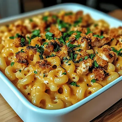 Honey BBQ Chicken Mac & Cheese