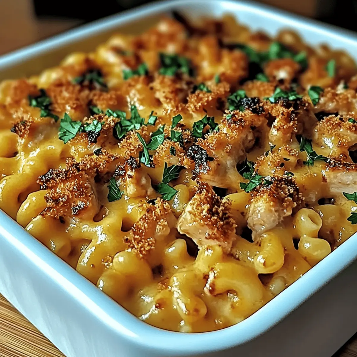 Honey BBQ Chicken Mac & Cheese