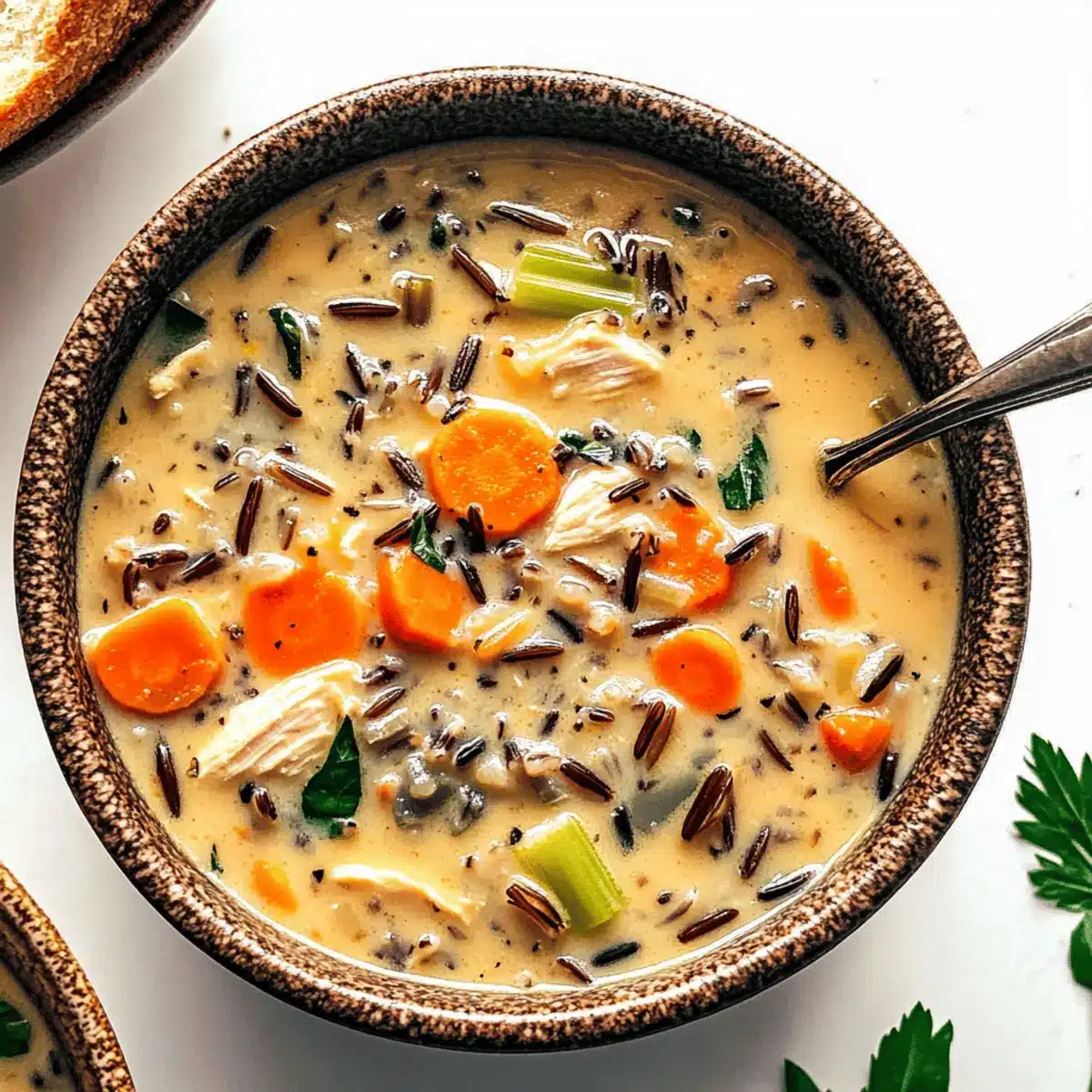 Pumpkin Wild Rice Soup