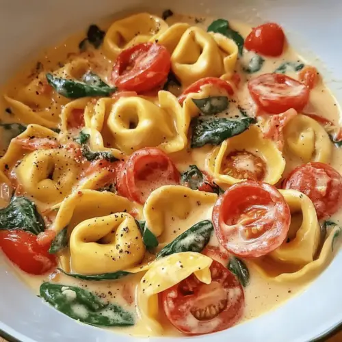 The Best Creamy Tortellini With Tomatoes