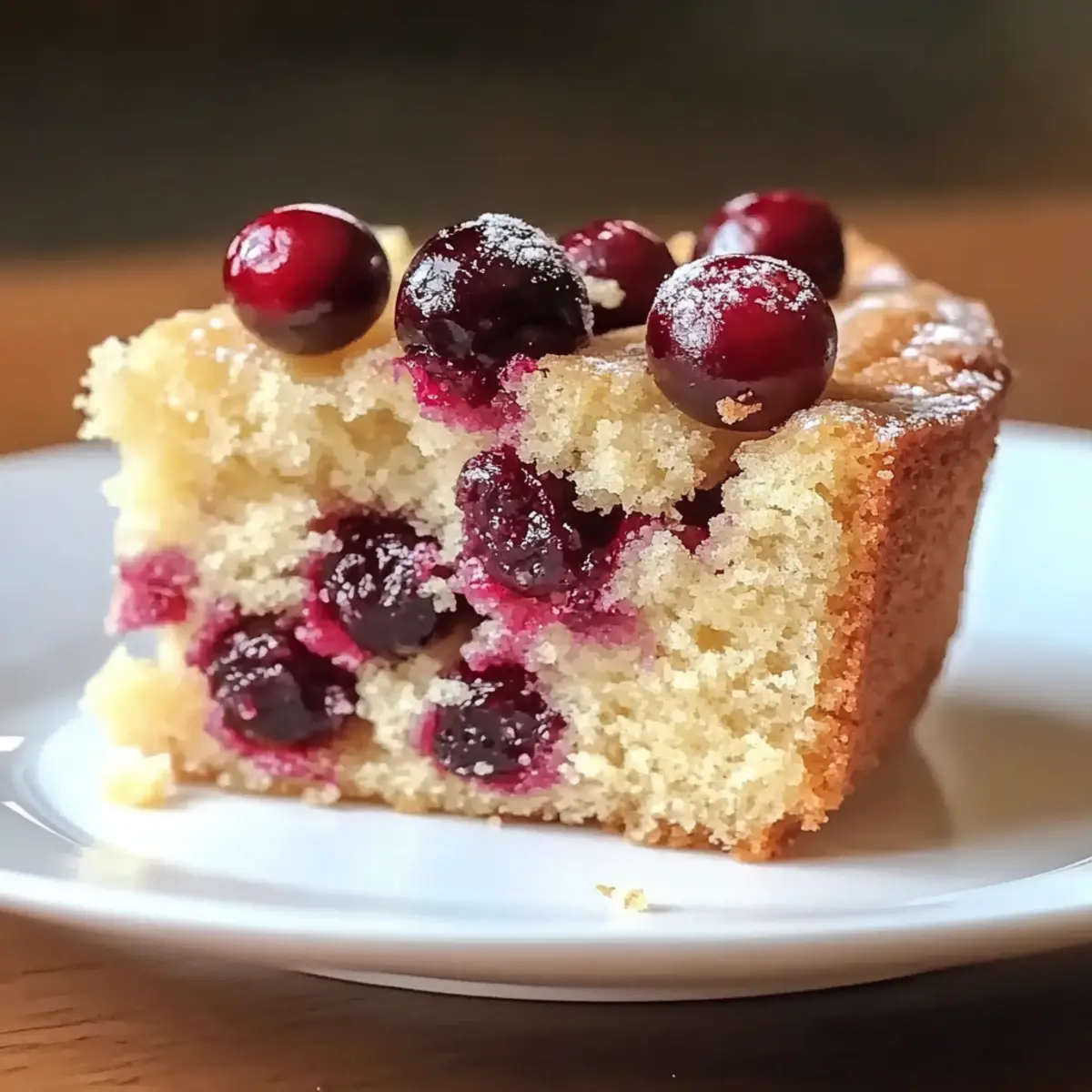 Festive Cranberry Christmas Cake