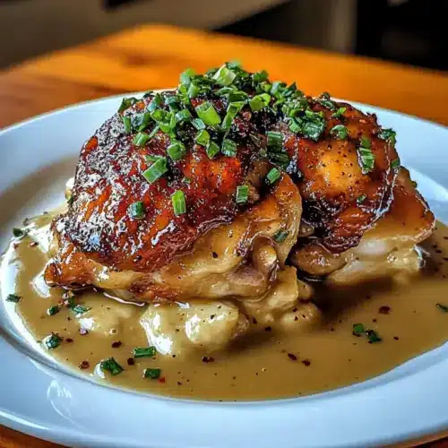 Smothered Chicken Thighs in Gravy