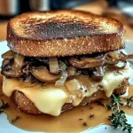 Swiss Mushroom Melt Sandwich